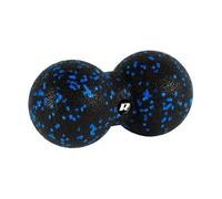 Rebel ACTIVE Duoball, palla da massaggio doppia 8 cm, colore nero e blu, materiale EPP