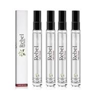 Rebel Alloura Pheromone Cologne for uomo, fragranza di lunga durata Rebel Pheromone Cologne for uomo, 2024 Nuovo Rebel di Alloura for uomo(4 Pcs)