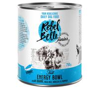Rebel Belle Junior Full Energy Bowl - veggie Alimento umido per cani - 6 x 750 g