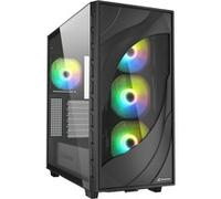 SHARKOON REBEL C80G RGB (SCHWARZ, TG) (REBEL C80G RGB)