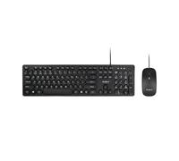 Rebel Electro Set tastiera e mouse Ottico Cablato WDS200 USB 2.0 KOM1027