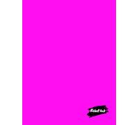 Rebel Ink: Blank Hardcover Journal Notebook For Women, Men & Anyone Who Loves To Write In Style: 8.25 x 11 Inches | Unlined Black Paper | 222 Pages ... Your Next Bestseller | Neon Fuchsia Cover
