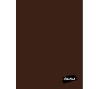 Rebel Ink: Blank Hardcover Journal Notebook For Women, Men & Anyone Who Loves To Write In Style: 8.25 x 11 Inches | Unlined White Paper | 222 Pages ... Writing Your Next Bestseller | Espresso Cover