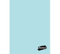Rebel Ink: Blank Hardcover Journal Notebook For Women, Men & Anyone Who Loves To Write In Style: 8.25 x 11 Inches | Unlined Black Paper | 222 Pages ... Your Next Bestseller | Powder Blue Cover