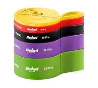 Rebel Kit 5 Gomma per esercizi TPE Power Band PTs-1, 4-45 kg RBA-3001-S5