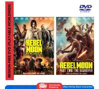 Rebel Moon Part 1 2 DVD Movie Set Sci-Fi Action Adventure Region Free