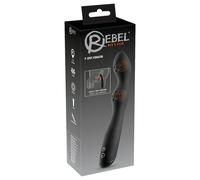 Vibratore Prostatico Nero Rebel P-Spot con Doppio Motore