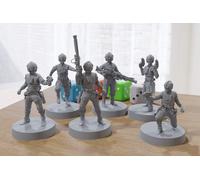 Rebel Pilots - Star Wars Legion 35mm Proxy Miniatura Per Tabletop RPG