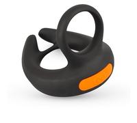 Rebel Rc Scrotum Stimolatore con vibrazione Nero 9,4 cm