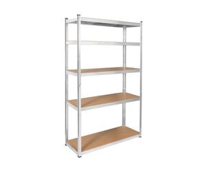 Rebel Scaffale per stoccaggio in metallo 205 x 120 x 45 argento RB-1253