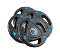 Rebel Set di carichi in ghisa gommata 4x5kg Foro Olimpico 51 mm RBA-2109