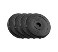 Rebel Set di pesi bituminosi 4 x 1,25 kg con foro da 31 mm Piatto classico RBA-2114
