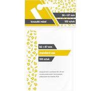 Rebel Standard USA Carte Carte, Trasparente, 56 x 87 mm, 100 Pezzi