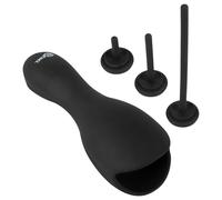 Rebel - vibratore per glande con dilatatore (nero)