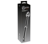 Rebel - vibratore prostatico in metallo (argento)