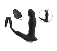 Rebel - vibratore prostatico spingente (nero)