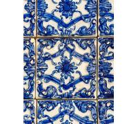 Rebel Walls Carta da parati Artisan Tiles - Morocco Blue