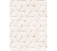 Rebel Walls Carta da parati panoramica Birch Bark Braids - White