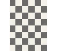Rebel Walls Carta da parati panoramica Chess - Black/ White