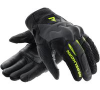 Rebelhorn Core Guanti da motocicletta, nero/grigio/giallo, Taglia S