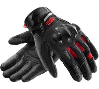 Guanti da moto Rebelhorn Defender neri-rossi XS