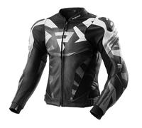 Giacca In Pelle Rebelhorn Inferno Nero Bianco UOMO 52