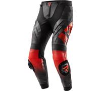 Rebelhorn Inferno Pantaloni di pelle da motocicletta, nero/rosso, Taglia 60