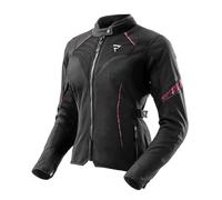 REBELHORN Jax Lady Giacca da Moto Donna | Tessile | Protezioni per Gomiti, Spalle e Schiena Livello 2 | Membrana Humax Rimovibile | Grandi Pannelli di Ventilazione a Rete