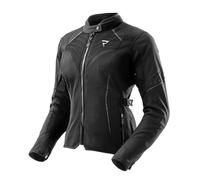 REBELHORN Jax Lady Giacca da Moto Donna | Tessile | Protezioni per Gomiti, Spalle e Schiena Livello 2 | Membrana Humax Rimovibile | Grandi Pannelli di Ventilazione a Rete