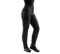 Jeans da motociclista da donna Rebelhorn Faster neri W36/L30