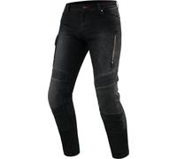 REBELHORN Vandal Jeans da Moto Uomo | Fodera in Fibra Aramidica | Protezioni per Ginocchia e Fianchi SAS-Tec | Tasca per Protezione del Coccige | 2 Canali di Ventilazione | Tapered Fit