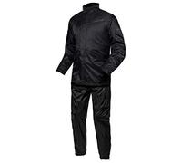 REBELHORN Rain Tuta Antipioggia per Moto | Due Pezzi | Cuciture Laminate | Coulisse Elastiche | Elementi Riflettenti