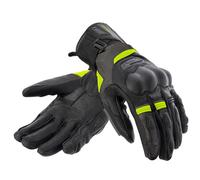 REBELHORN Range Guanti da Moto Uomo | Pelle di Capra | Protezioni Nocche SAS-TEC | Inserti in Superfabric | Doppia Regolazione del Polsino | Tergivetro sul Pollice | Taglie fino alla 5XL