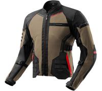 Rebelhorn Scandal 3 Giacca tessile da motocicletta, nero/sabbia, Taglia 4XL