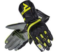 Rebelhorn ST II Long Guanti da moto da donna, nero-grigio-giallo, taglia XS per donne