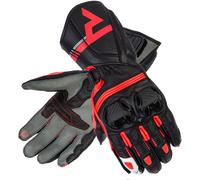 Rebelhorn ST II Long Guanti da moto, nero-grigio-rosso, taglia 4XL
