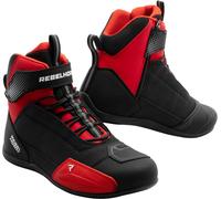 Rebelhorn Swift Scarpe da motociclismo, nero-rosso, taglia 37 per maschi