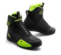 Stivali da moto Rebelhorn Swift neri-giallo fluo 48