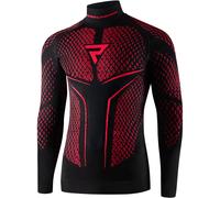 Rebelhorn Therm 2 Camicia funzionale a maniche lunghe, nero-rosso, taglia XS S per maschi