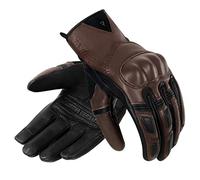 REBELHORN Thug II Guanti da Moto Uomo | Pelle di capra | Pannelli SAS-TEC per assorbire l'impatto | Fodera traspirante | Supporto per touch screen