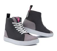 REBELHORN Tramp II Stivali da Moto Donna e Uomo | Pelle Bovina | Perforato | Protezioni Caviglia | Rinforzi Tacchi e Punte