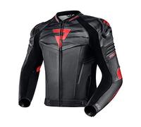 Giacca In Pelle Rebelhorn Vandal Nero Rosso UOMO 48