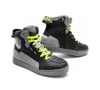 Scarpe Moto Rebelhorn Vandal II Nero Grigio Giallo Fluo 48