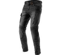 Rebelhorn Vandal Mono Jeans da motociclista, nero sbiadito, Taglia 32/34