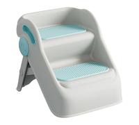 Rebellious 2 Bambini Passo Sedia Non Scivolare Bagno Design Pieghevole Plastica Sicuro Doppio Gradi Per I Bambini Sicuro Sgabello Pieghevole