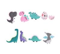 Rebellious 9 toppe termoadesive con dinosauri dei cartoni animati, da applicare con ferro da stiro, per la riparazione