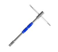 Rebellious Chiave ergonomica rotante T Asta Intercambiabile Teste di trasmissione 1/2 Pollice 3/8 1/4 Leva Scorrevole Girevoli Solidi In Acciaio Al Carbonio T Asta Chiave A Cricchetto Adattatore