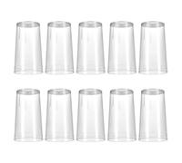 Rebellious Confezione di 10 Bicchieri di Plastica Riutilizzabili Tazza Acqua Lavastoviglie Safe PVC Texture Perfetto Per Mangiare E Acqua Acqua Tazza Da Usare