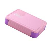 Rebellious Contenitore per la preparazione dei pasti con scomparti multipli adatti al microonde, ampio contenitore per alimenti a prova di perdite, in plastica, per palestra, ufficio