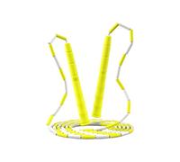 Rebellious Corda per esercizi per bambini, con perle decorative, antiscivolo, ergonomica, in plastica, per attività interne ed esterne, corda per saltare